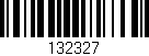 Código de barras (EAN, GTIN, SKU, ISBN): '132327'
