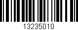 Código de barras (EAN, GTIN, SKU, ISBN): '13235010'