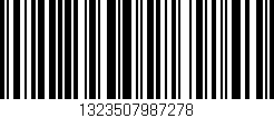 Código de barras (EAN, GTIN, SKU, ISBN): '1323507987278'