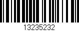 Código de barras (EAN, GTIN, SKU, ISBN): '13235232'