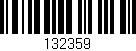 Código de barras (EAN, GTIN, SKU, ISBN): '132359'