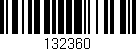 Código de barras (EAN, GTIN, SKU, ISBN): '132360'