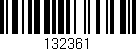 Código de barras (EAN, GTIN, SKU, ISBN): '132361'