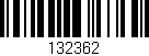 Código de barras (EAN, GTIN, SKU, ISBN): '132362'