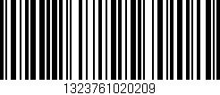 Código de barras (EAN, GTIN, SKU, ISBN): '1323761020209'