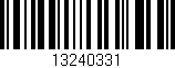 Código de barras (EAN, GTIN, SKU, ISBN): '13240331'