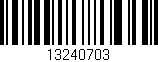 Código de barras (EAN, GTIN, SKU, ISBN): '13240703'