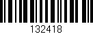 Código de barras (EAN, GTIN, SKU, ISBN): '132418'