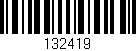 Código de barras (EAN, GTIN, SKU, ISBN): '132419'
