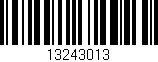 Código de barras (EAN, GTIN, SKU, ISBN): '13243013'
