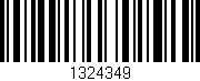 Código de barras (EAN, GTIN, SKU, ISBN): '1324349'
