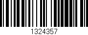 Código de barras (EAN, GTIN, SKU, ISBN): '1324357'