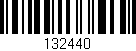 Código de barras (EAN, GTIN, SKU, ISBN): '132440'