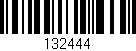 Código de barras (EAN, GTIN, SKU, ISBN): '132444'