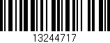 Código de barras (EAN, GTIN, SKU, ISBN): '13244717'