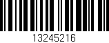 Código de barras (EAN, GTIN, SKU, ISBN): '13245216'