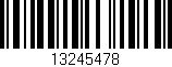 Código de barras (EAN, GTIN, SKU, ISBN): '13245478'