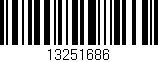 Código de barras (EAN, GTIN, SKU, ISBN): '13251686'