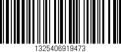 Código de barras (EAN, GTIN, SKU, ISBN): '1325406919473'