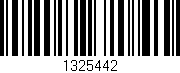 Código de barras (EAN, GTIN, SKU, ISBN): '1325442'