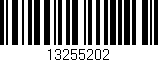Código de barras (EAN, GTIN, SKU, ISBN): '13255202'