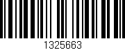 Código de barras (EAN, GTIN, SKU, ISBN): '1325663'