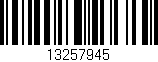 Código de barras (EAN, GTIN, SKU, ISBN): '13257945'