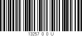 Código de barras (EAN, GTIN, SKU, ISBN): '13257_0_0_U'