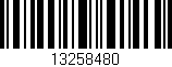 Código de barras (EAN, GTIN, SKU, ISBN): '13258480'