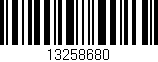 Código de barras (EAN, GTIN, SKU, ISBN): '13258680'