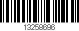 Código de barras (EAN, GTIN, SKU, ISBN): '13258696'