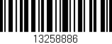 Código de barras (EAN, GTIN, SKU, ISBN): '13258886'