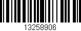 Código de barras (EAN, GTIN, SKU, ISBN): '13258906'