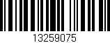Código de barras (EAN, GTIN, SKU, ISBN): '13259075'