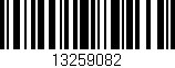 Código de barras (EAN, GTIN, SKU, ISBN): '13259082'