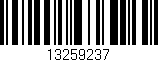 Código de barras (EAN, GTIN, SKU, ISBN): '13259237'