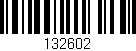 Código de barras (EAN, GTIN, SKU, ISBN): '132602'