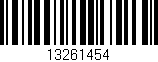 Código de barras (EAN, GTIN, SKU, ISBN): '13261454'