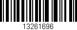 Código de barras (EAN, GTIN, SKU, ISBN): '13261696'