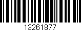 Código de barras (EAN, GTIN, SKU, ISBN): '13261877'