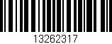 Código de barras (EAN, GTIN, SKU, ISBN): '13262317'