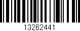 Código de barras (EAN, GTIN, SKU, ISBN): '13262441'