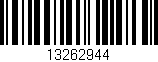Código de barras (EAN, GTIN, SKU, ISBN): '13262944'