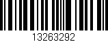 Código de barras (EAN, GTIN, SKU, ISBN): '13263292'