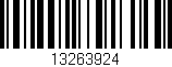 Código de barras (EAN, GTIN, SKU, ISBN): '13263924'