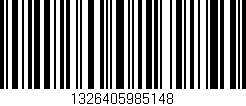 Código de barras (EAN, GTIN, SKU, ISBN): '1326405985148'