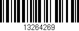 Código de barras (EAN, GTIN, SKU, ISBN): '13264269'