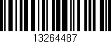 Código de barras (EAN, GTIN, SKU, ISBN): '13264487'