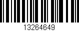 Código de barras (EAN, GTIN, SKU, ISBN): '13264649'