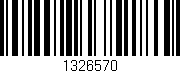 Código de barras (EAN, GTIN, SKU, ISBN): '1326570'